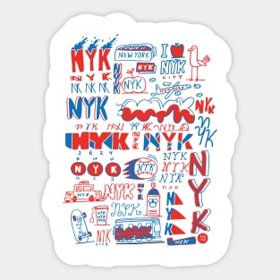 NEW YORK Sticker